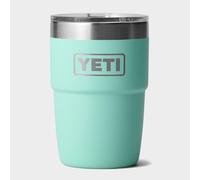 YETI Rambler 8 oz (236 ml) Stackable Cup with Durasip Ceramic Lining, Stainless Steel Vacuum Insulated Coffee Cup with Removable Magslider Lid, Seafoam