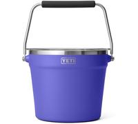 YETI Rambler Beverage Bucket, Double-Wall Vacuum Insulated Ice Bucket with Lid, Ultramarine Violet, 7.6 L