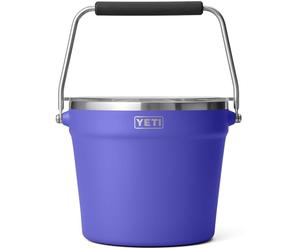 YETI Rambler Beverage Bucket, Double-Wall Vacuum Insulated Ice Bucket with Lid, Ultramarine Violet, 7.6 L
