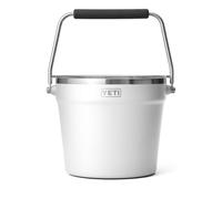 YETI Rambler Beverage Bucket, Double-Wall Vacuum Insulated Ice Bucket with Lid, White, 7.6 L