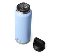 YETI Rambler Bottle Chug, Vaccum Insulated Stainless Steel Bottle with Leakproof Chug Cap, Big Sky Blue, 46 oz (1.4 L)