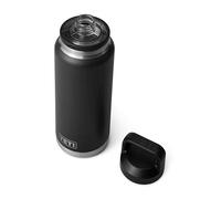 YETI Rambler Bottle Chug, Vaccum Insulated Stainless Steel Bottle with Leakproof Chug Cap, Black, 26 oz (769 ml)