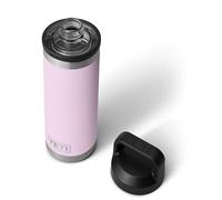 YETI Rambler Bottle Chug, Vaccum Insulated Stainless Steel Bottle with Leakproof Chug Cap, Cherry Blossom, 18 oz (532 ml)