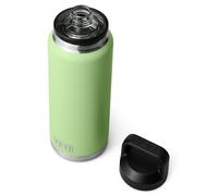 YETI Rambler Bottle Chug, Vaccum Insulated Stainless Steel Bottle with Leakproof Chug Cap, Key Lime, 36 oz (1065 ml)