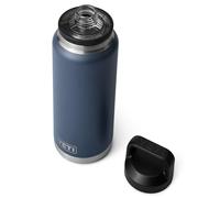 YETI Rambler Bottle Chug, Vaccum Insulated Stainless Steel Bottle with Leakproof Chug Cap, Navy, 36 oz (1065 ml)