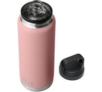 YETI Rambler Bottle Chug, Vaccum Insulated Stainless Steel Bottle with Leakproof Chug Cap, Sandstone Pink, 36 oz (1065 ml)