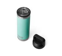 YETI Rambler Bottle Chug, Vaccum Insulated Stainless Steel Bottle with Leakproof Chug Cap, Seafoam, 18 oz (532 ml)