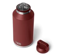 YETI Rambler Bottle Chug, Vaccum Insulated Stainless Steel Bottle with Leakproof Chug Cap, Stag Red, 64 oz (1.9 L)