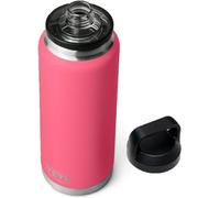 YETI Rambler Bottle Chug, Vaccum Insulated Stainless Steel Bottle with Leakproof Chug Cap, Tropical Pink, 36 oz (1 L)