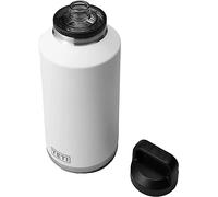 YETI Rambler Bottle Chug, Vaccum Insulated Stainless Steel Bottle with Leakproof Chug Cap, White, 64 oz (1.9 L)