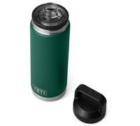 YETI 26oz Rambler Bottle Black Forest Green