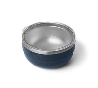 YETI Rambler Bowls, Vacuum Insulated, Stackable and Nestable Stainless Steel Bowl with Lid, 2 Quart, Navy