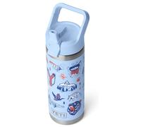 YETI Rambler C Straw Bottle, Stainless Steel Vacuum Insulated Bottle with Leakproof Straw Cap, Big Sky Summer Camp, 18 oz (532 ml)