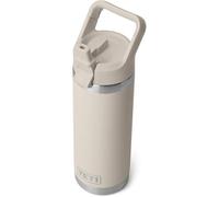 YETI Rambler C Straw Bottle, Stainless Steel Vacuum Insulated Bottle with Leakproof Straw Cap, Cape Taupe, 18 oz (532 ml)