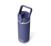 YETI Rambler C Straw Bottle, Stainless Steel Vacuum Insulated Bottle with Leakproof Straw Cap, Moon Dust, 18 oz (532 ml)