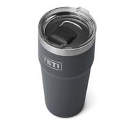 YETI Rambler Cup, Vacuum Insulated Stainless Steel Stackable Cup with Magslider Lid, Charcoal, 20 oz (591 ml)