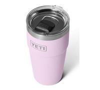 YETI Rambler Cup, Vacuum Insulated Stainless Steel Stackable Cup with Magslider Lid, Cherry Blossom, 20 oz (591 ml)