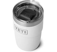 YETI Rambler Cup, Vacuum Insulated Stainless Steel Stackable Cup with Magslider Lid, White, 8 oz (236 ml)
