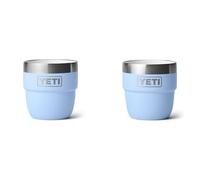 YETI Rambler Espresso Cup, Big Sky Blue, 2 Pack 4 oz (118 ml) | Vacuum Insulated Stainless Steel Stackable Cup