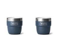 YETI Rambler Espresso Cup, Navy, 2 Pack 4 oz (118 ml) | Vacuum Insulated Stainless Steel Stackable Cup