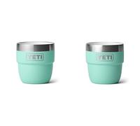 YETI Rambler Espresso Cup, Seafoam, 2 Pack 4 oz (118 ml) | Vacuum Insulated Stainless Steel Stackable Cup