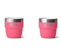 YETI Rambler Espresso Cup, Tropical Pink, 2 Pack 4 oz (118 ml) | Vacuum Insulated Stainless Steel Stackable Cup