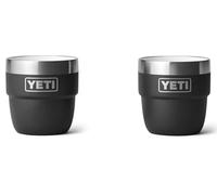 YETI Rambler Espresso Cup, Vacuum Insulated Stainless Steel Stackable Cup, Black, 2 Pack 4 oz (118 ml)
