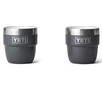 YETI Rambler Espresso Cup, Vacuum Insulated Stainless Steel Stackable Cup, Charcoal, 2 Pack 4 oz (118 ml)