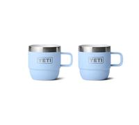 YETI Rambler Espresso Mug, Big Sky Blue, 2 Pack 6 oz (177 ml) | Vacuum Insulated Stainless Steel Stackable Mug