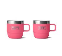 YETI Rambler Espresso Mug, Tropical Pink, 2 Pack 6 oz (177 ml) | Vacuum Insulated Stainless Steel Stackable Mug