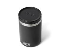 YETI Rambler Food Jar, Vacuum Insulated Stainless Steel Container with Leakproof MagVent Lid, Black, 16 oz (473 ml)