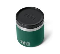 YETI Rambler Food Jar, Vacuum Insulated Stainless Steel Container with Leakproof MagVent Lid, Black Forest Green, 8 oz (237 ml)
