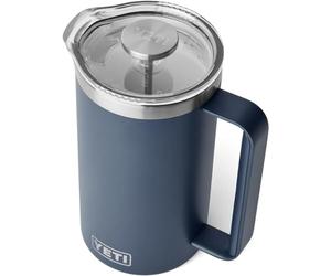 YETI Rambler French Press With DuraSip Ceramic Lining, Navy, 34 oz (1 l)