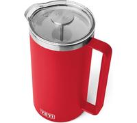 YETI Rambler French Press With DuraSip Ceramic Lining, Rescue Red, 64 oz (1.9 l)
