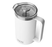 YETI Rambler French Press With DuraSip Ceramic Lining, White, 34 oz (1 l)