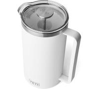 YETI Rambler French Press With DuraSip Ceramic Lining, White, 64 oz (1.9 l)