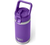 YETI Rambler Jr 12 oz (355 ml) Kids Water Bottle (Pace Purple) - Kids Stainless Steel Water Bottle - Insulated to Keep Drinks Cold - 100% Leakproof Straw Cap - 5 Year Warranty