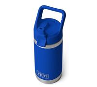 YETI Rambler Jr 12 oz (355 ml) Kids Water Bottle, Royal Blue | Kids Stainless Steel Water Bottle with 100% Leakproof Straw Cap, Insulated to Keep Drinks Cold