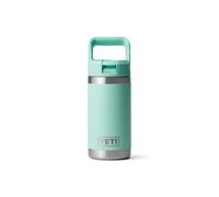 YETI Rambler Jr Kids Bottle, Vacuum Insulated Stainless Steel Bottle with Straw Cap, Seafoam, 12 oz (355 ml)
