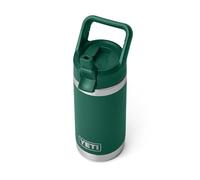 YETI Rambler Jr. 12 oz Kids Bottle, with Straw Cap, Black Forest Green