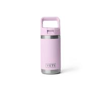 YETI Rambler Jr. 12 oz Kids Bottle, with Straw Cap, Cherry Blossom