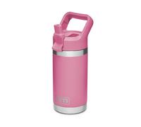 YETI Rambler Jr. 12 oz Kids Bottle, with Straw Cap, Harbor Pink