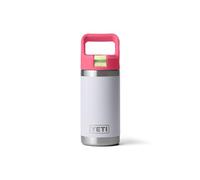 YETI Rambler Jr. 12 oz Kids Bottle, with Straw Cap, Mist/Pink/Grasshopper