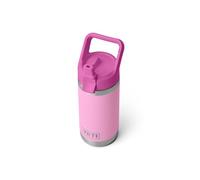 YETI Rambler Jr. 12 oz Kids Bottle, with Straw Cap, Power Pink/Wildflower
