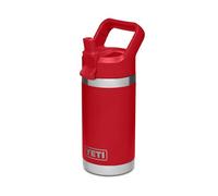 YETI Rambler Jr. 12 oz Kids Bottle, with Straw Cap, Rescue Red, 21071503994