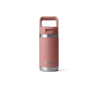 YETI Rambler Jr. 12 oz Kids Bottle, with Straw Cap, Sandstone Pink