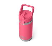 YETI Rambler Jr. 12 oz Kids Bottle, with Straw Cap, Tropical Pink