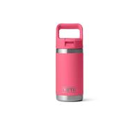 YETI Rambler Jr. 12 oz Kids Bottle, with Straw Cap, Tropical Pink