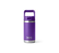 YETI Rambler Jr 12 oz (355 ml) Kids Water Bottle (Pace Purple) - Kids Stainless Steel Water Bottle - Insulated to Keep Drinks Cold - 100% Leakproof Straw Cap - 5 Year Warranty