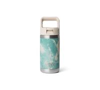 YETI Rambler Jr Kids Bottle, Vacuum Insulated Stainless Steel Bottle with Straw Cap, Sea View, 12 oz (355 ml)